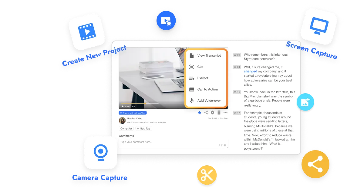 Visla AI video creating and editing platform—Scene-Based Editor and AI Video Editor for fast, pro-level results.